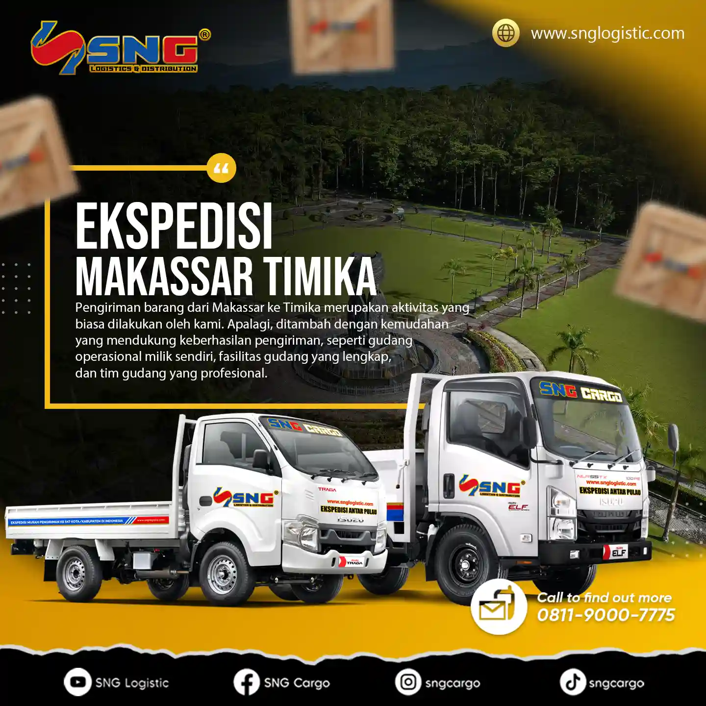 Ekspedisi Makassar Timika via Laut Door to Door